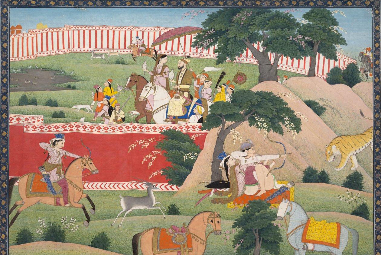 متع الصيد ، كاليفورنيا. 1800. بواسطة غير معروف
