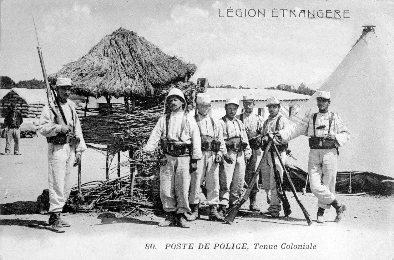 مركز الشرطة ، الجزائر ، 1910 بواسطة غير معروف