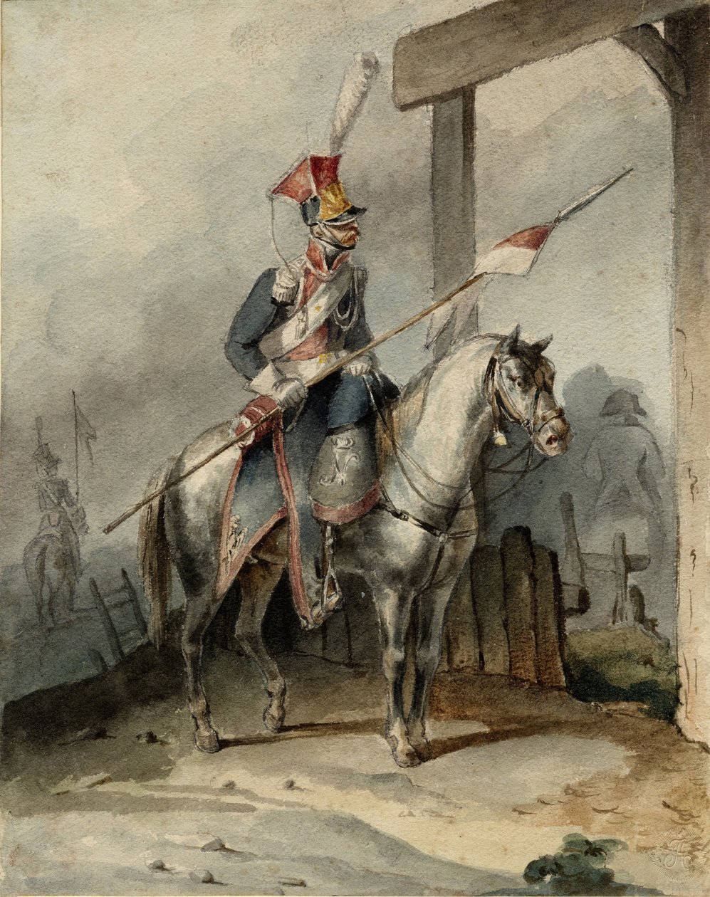 chevauleger البولندي للحرس الإمبراطوري الفرنسي ، حوالي 1808 بواسطة غير معروف