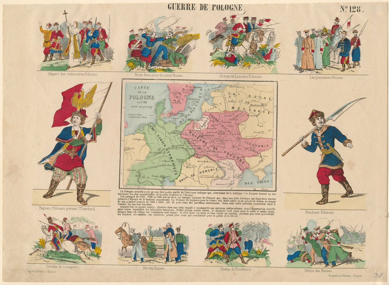 الحرب البولندية ، 1831 بواسطة غير معروف