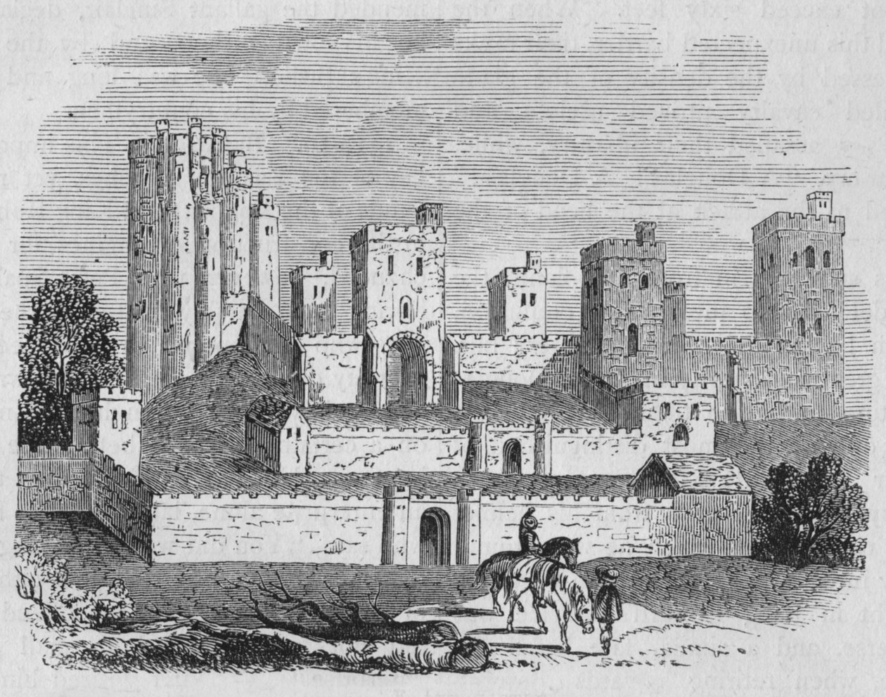 قلعة Pontefract ، c1880 بواسطة غير معروف