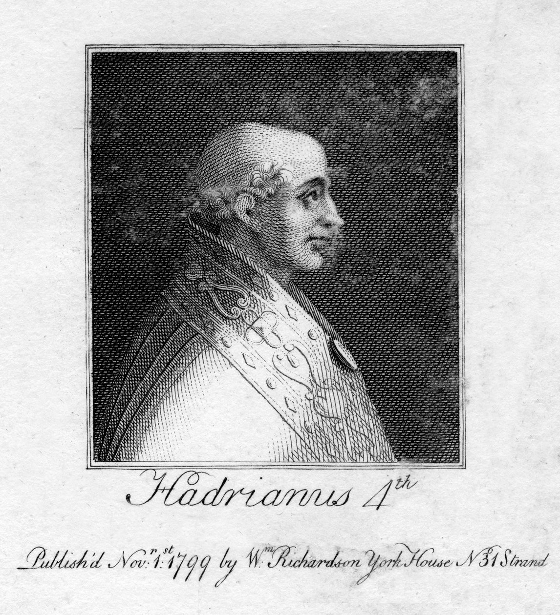 البابا أدريان الرابع 1799 بواسطة غير معروف