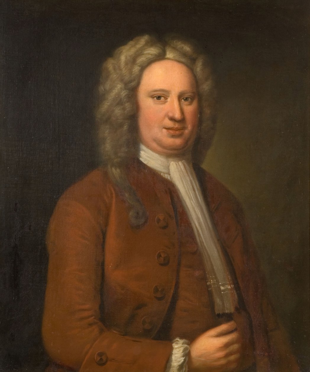 صورة لرجل غير معروف ، ربما كلوبيري هولت ، 1720-1740. بواسطة غير معروف