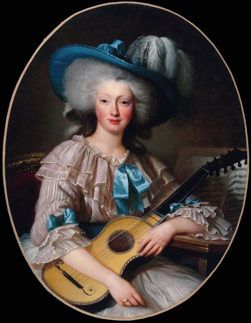 صورة لـ Félicité-Louise de Frézals 1765-1854 ، ولد Esmangard de Beauval ... ، 1785. بواسطة غير معروف