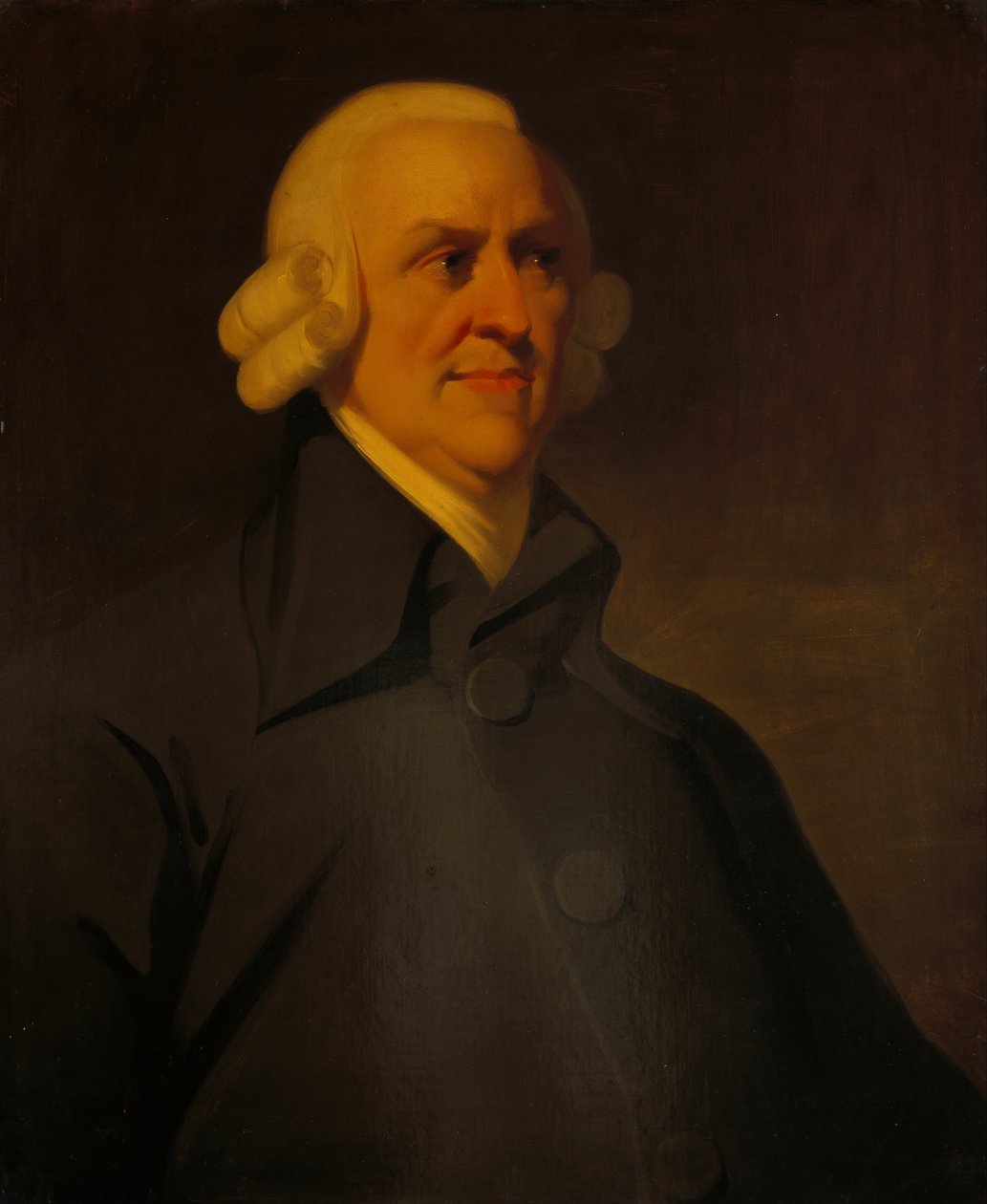 صورة لآدم سميث 1723-1790 ، 1795 بواسطة غير معروف