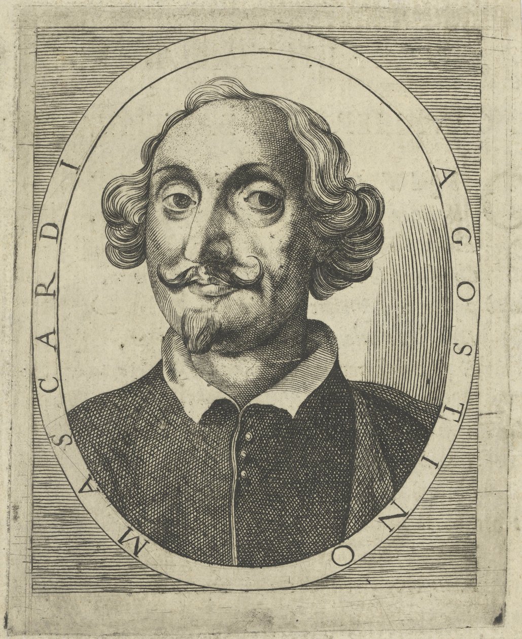 صورة لأغوستينو ماسكاردي 1590-1640 ، 1640-1650. بواسطة غير معروف