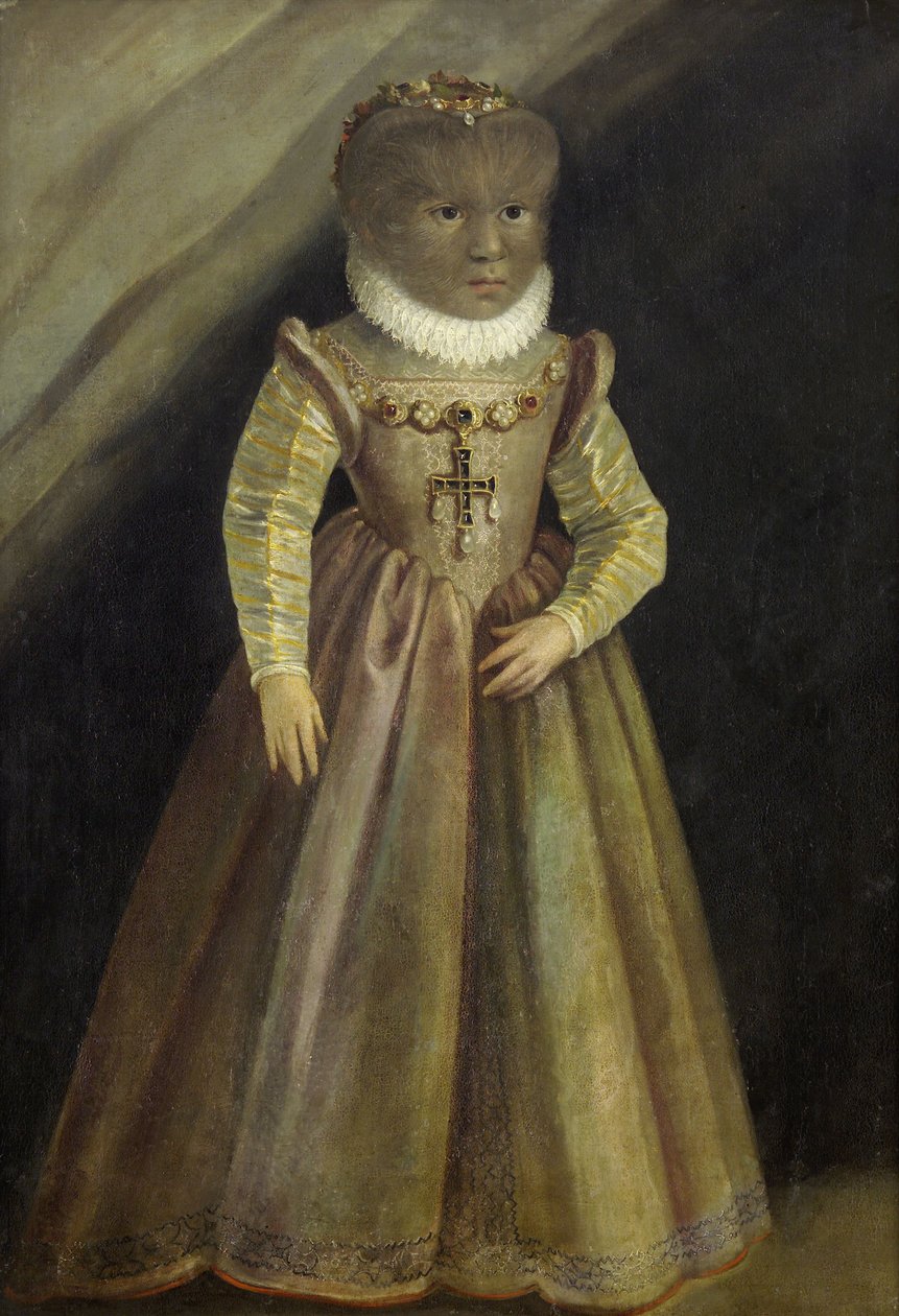 صورة أنطونييتا غونسالفوس ، ج. 1580. بواسطة غير معروف