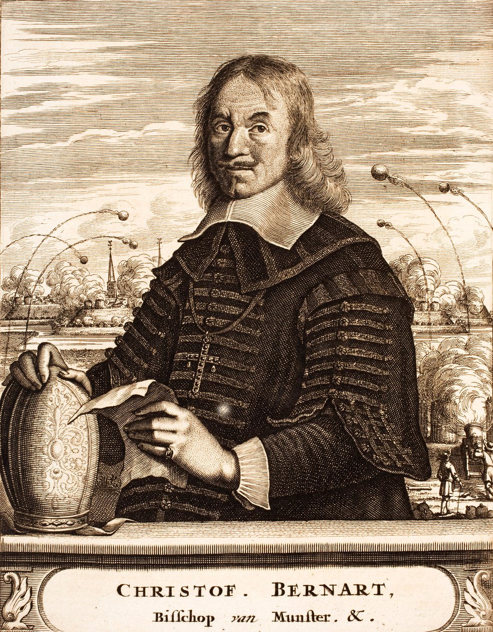 صورة كريستوف برنهارد فريهير فون جالين 1606-1678 ، 1675. بواسطة غير معروف