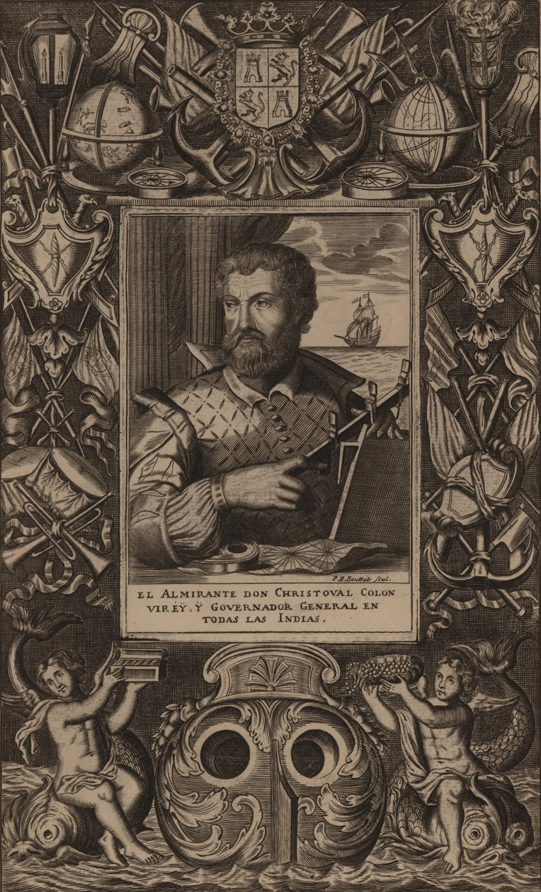 صورة كريستوفر كولومبوس ، 1625. بواسطة غير معروف