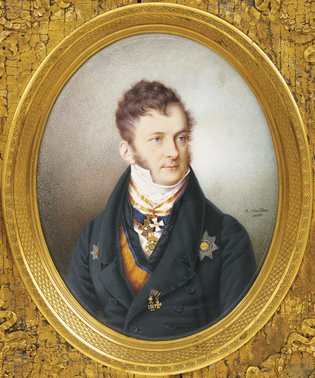 صورة للكونت لودفيج ليبزلترن 1774-1854 ، 1822 بواسطة غير معروف