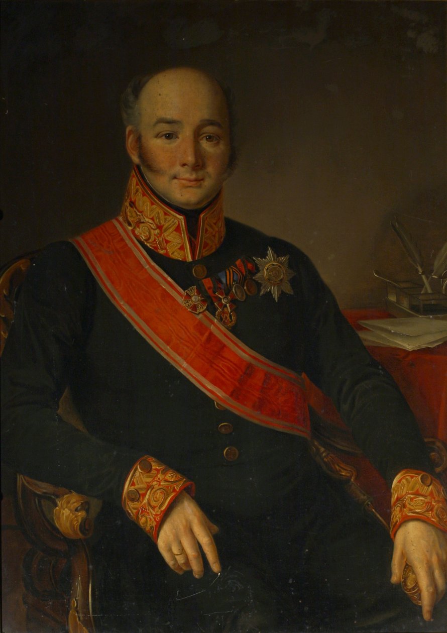 صورة للكونت فاسيلي أولسوفيف 1796-1858 ، 1830-1840 بواسطة غير معروف