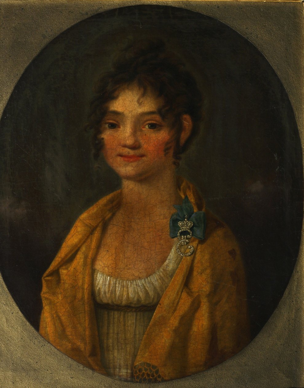 صورة الكونتيسة آنا أليكسييفنا أورلوفا من تشيسما 1785-1848 ، ج. 1805-1810 بواسطة غير معروف