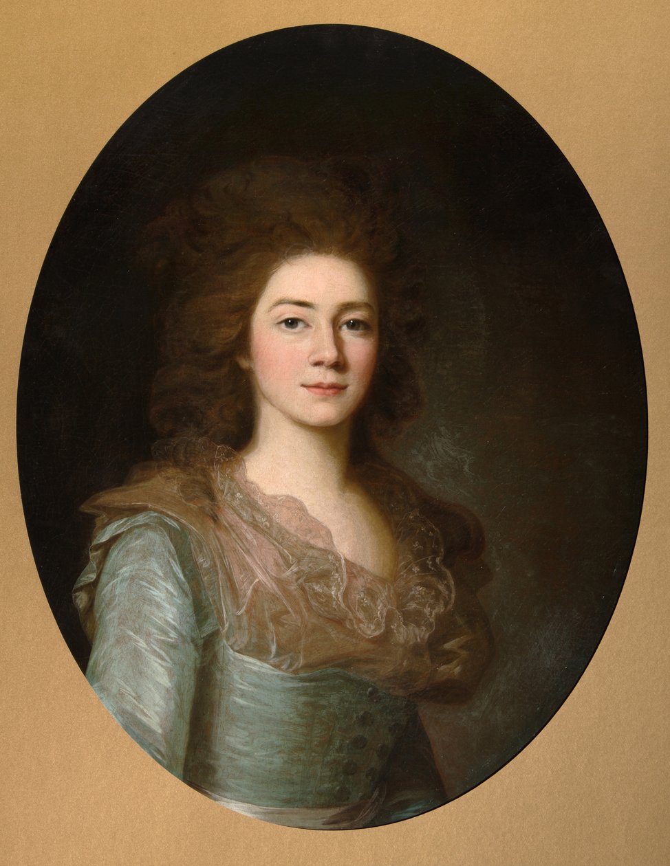 صورة للكونتيسة Varvara Ivanovna Golitsyna -1804 ، née Shipova ، 1790s بواسطة غير معروف