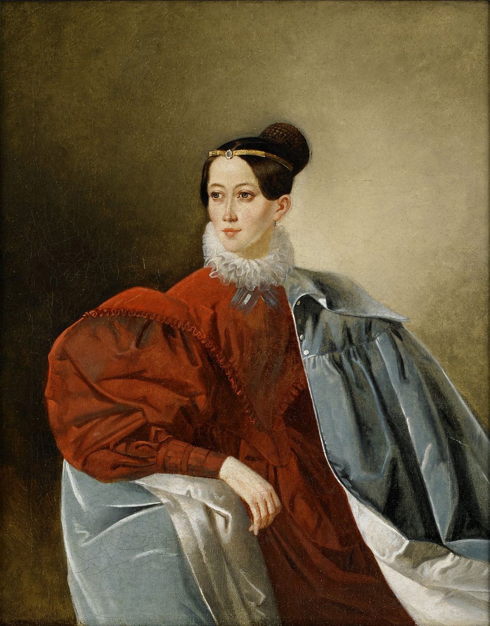 صورة الكونتيسة Yelizaveta Ivanovna Kropotkina 1803-1836 ، née Dorokhova بواسطة غير معروف