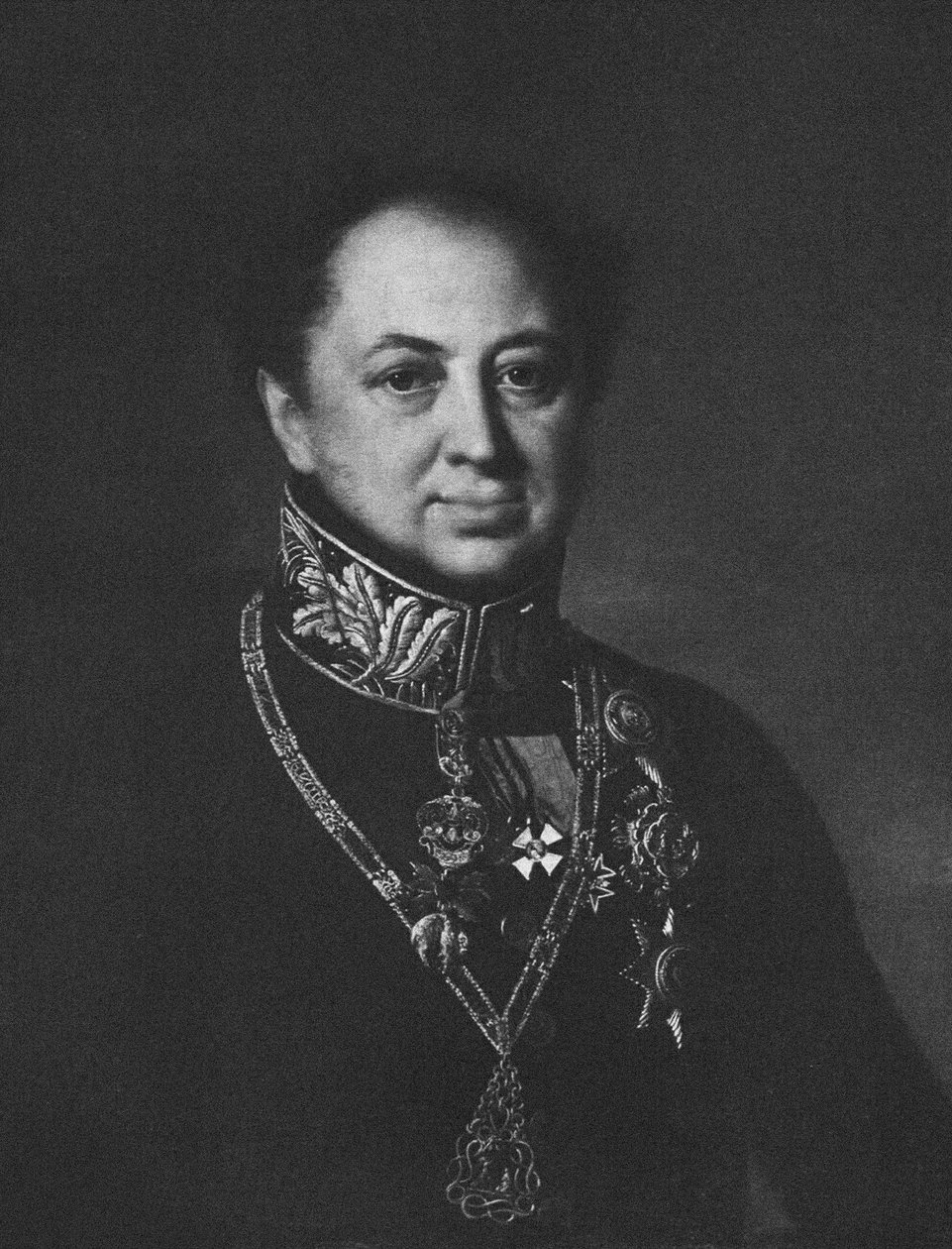 صورة ديمتري بافلوفيتش تاتيشيف 1767-1845 ، 1838 بواسطة غير معروف