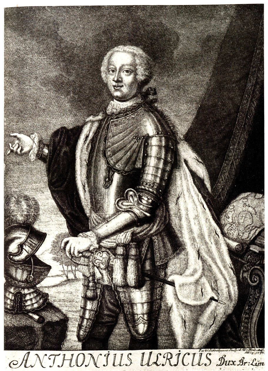 صورة الدوق أنتوني أولريش من برونزويك 1714-1774 بواسطة غير معروف