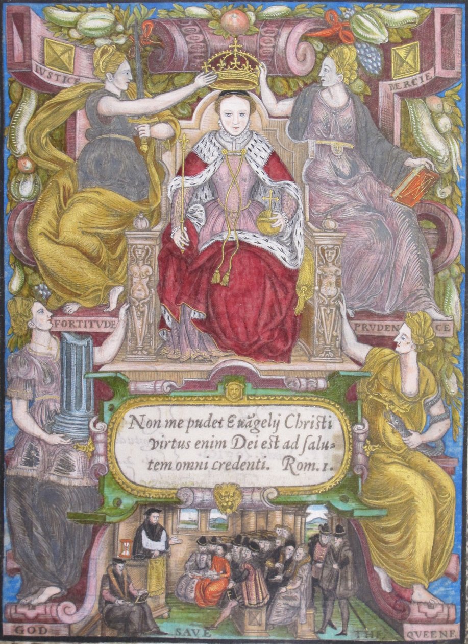 صورة إليزابيث الأولى من إنجلترا مع التاج ، 1572 بواسطة غير معروف