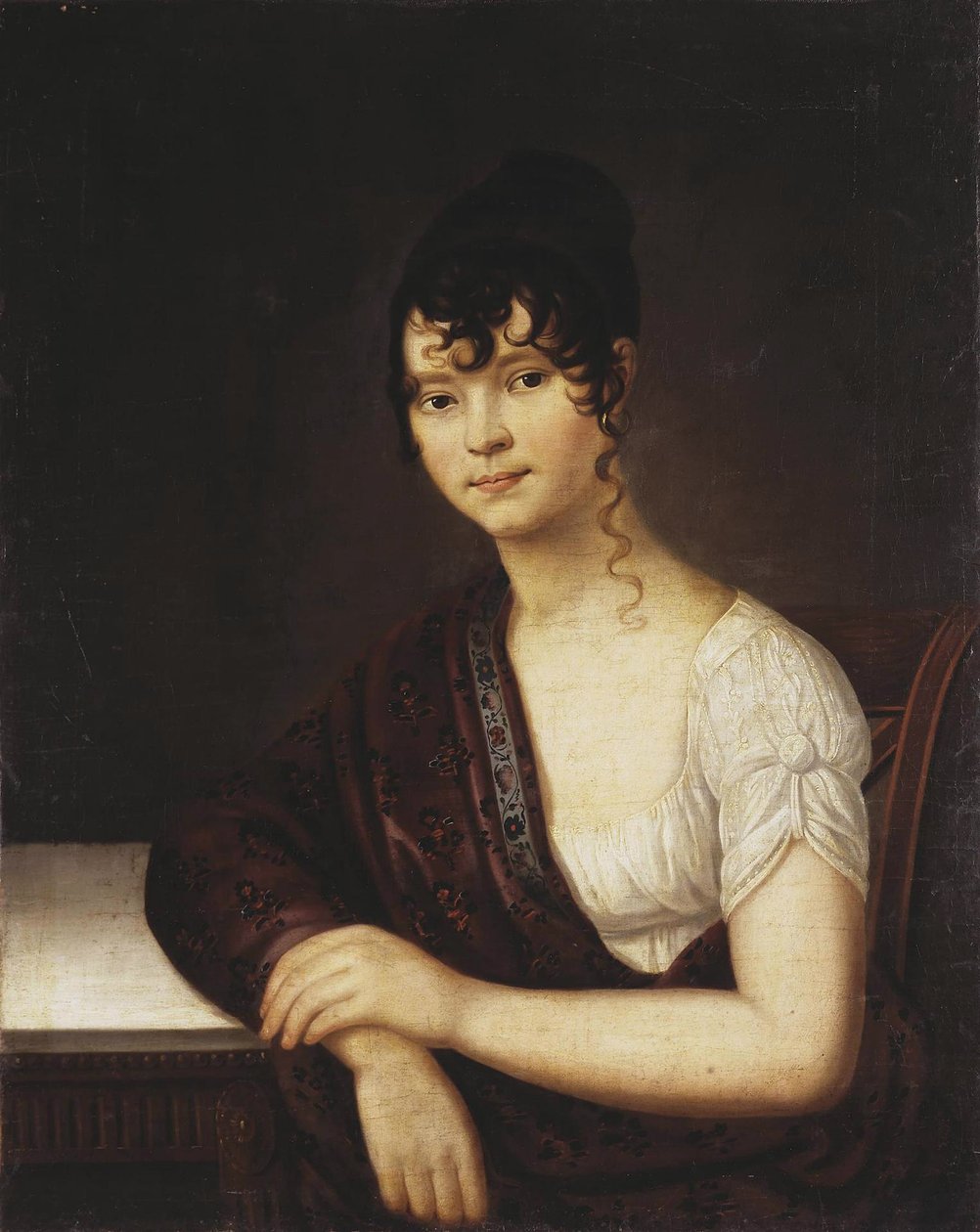 صورة إليزافيتا إيفانوفنا أوغاريفا 1784-1815 ، 1800s بواسطة غير معروف