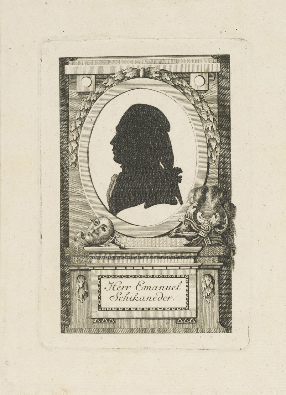 صورة إيمانويل شيكانيدر 1751-1812 ، ج. 1790. بواسطة غير معروف