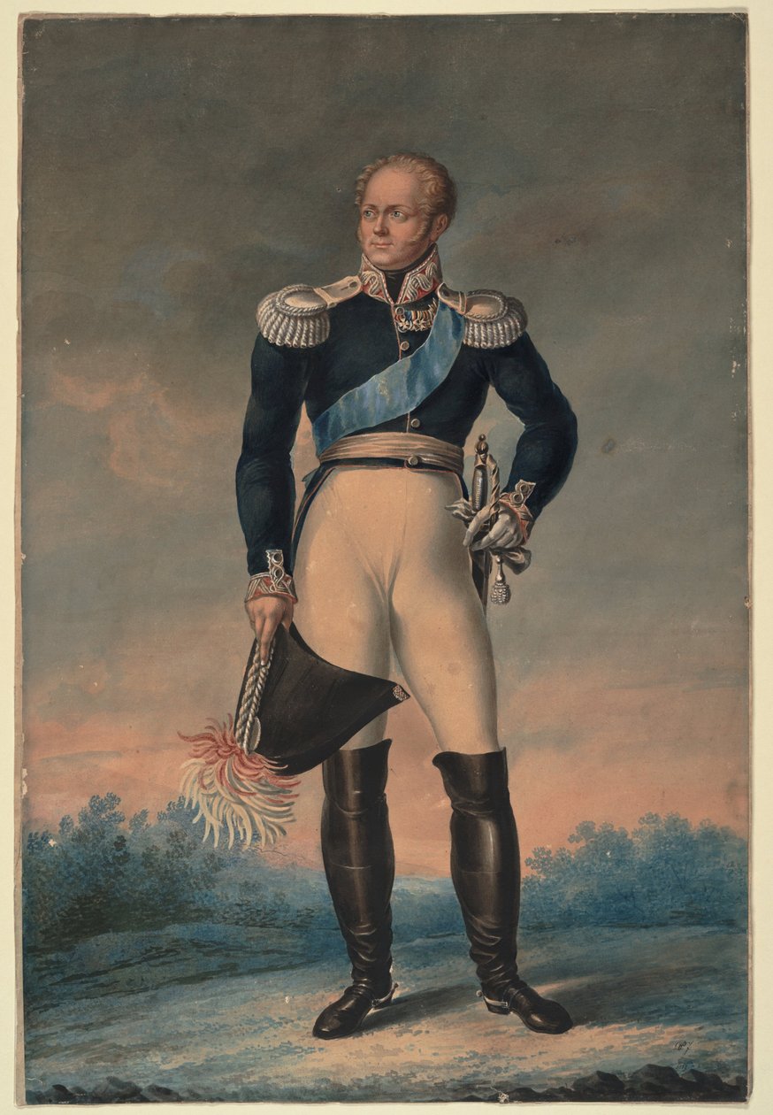 صورة للإمبراطور ألكسندر الأول 1777-1825 ، 1819 بواسطة غير معروف