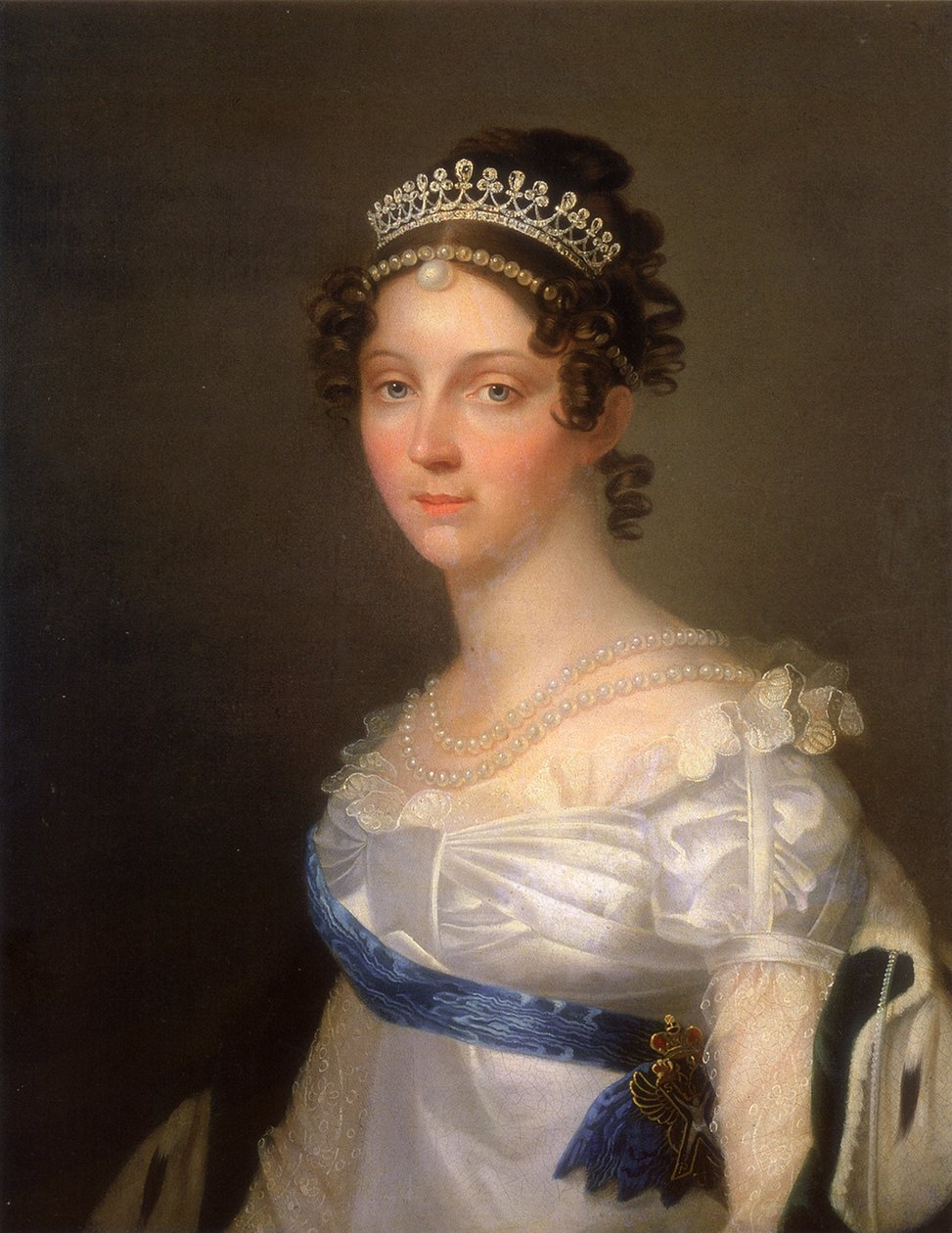 صورة الإمبراطورة إليزابيث أليكسييفنا ، الأميرة لويز من بادن 1779-1826 ، بعد عام 1806 بواسطة غير معروف