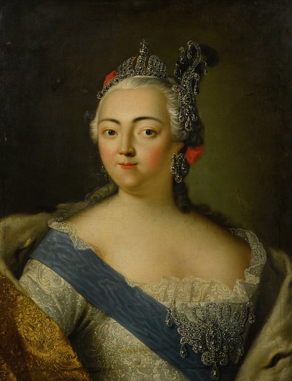 صورة لإمبراطورة روسيا إليزابيث 1709-1762. بواسطة غير معروف