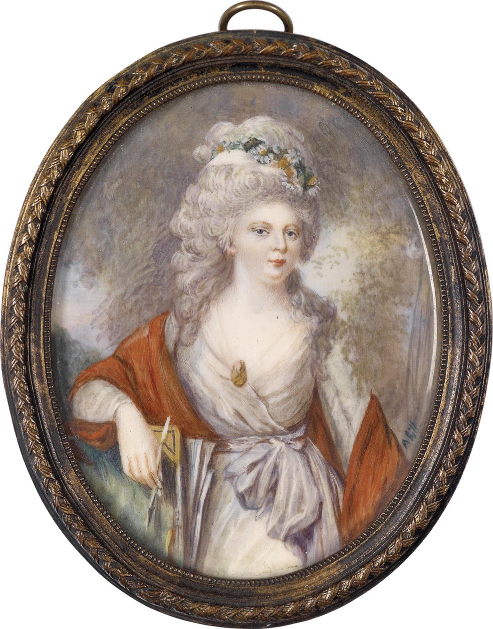 صورة الإمبراطورة ماريا فيودوروفنا صوفي دوروثيا من Württemberg 1759-1828 ، أوائل القرن التاسع عشر. بواسطة غير معروف