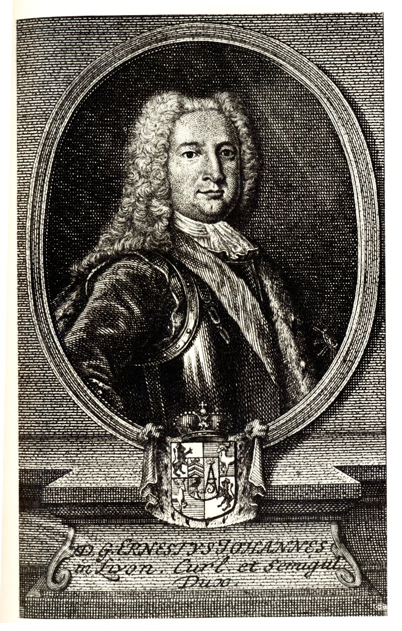صورة لإرنست يوهان فون بيرون 1690-1772 ، دوق كورلاند وسيميغاليا ووصي الإمبراطورية الروسية بواسطة غير معروف