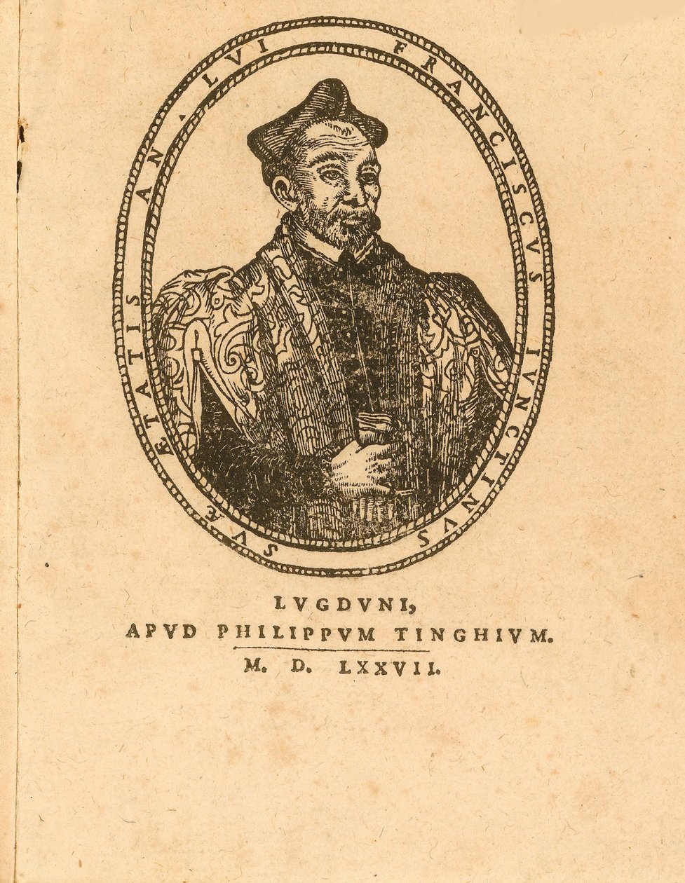 صورة فرانشيسكو جيونتيني 1523-1590 ، 1577. بواسطة غير معروف