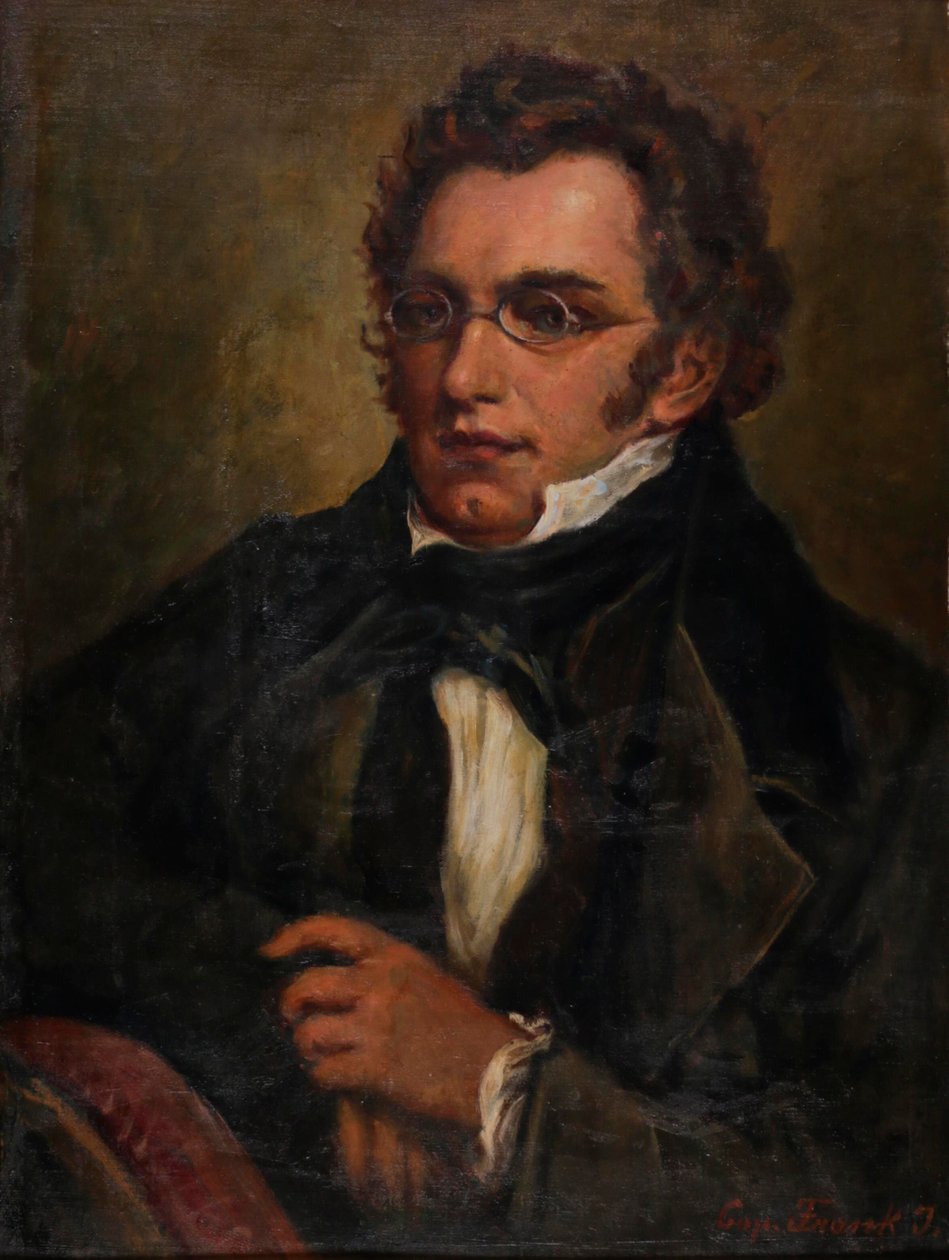 صورة فرانز شوبرت 1797-1828 ، ج. 1850 بواسطة غير معروف