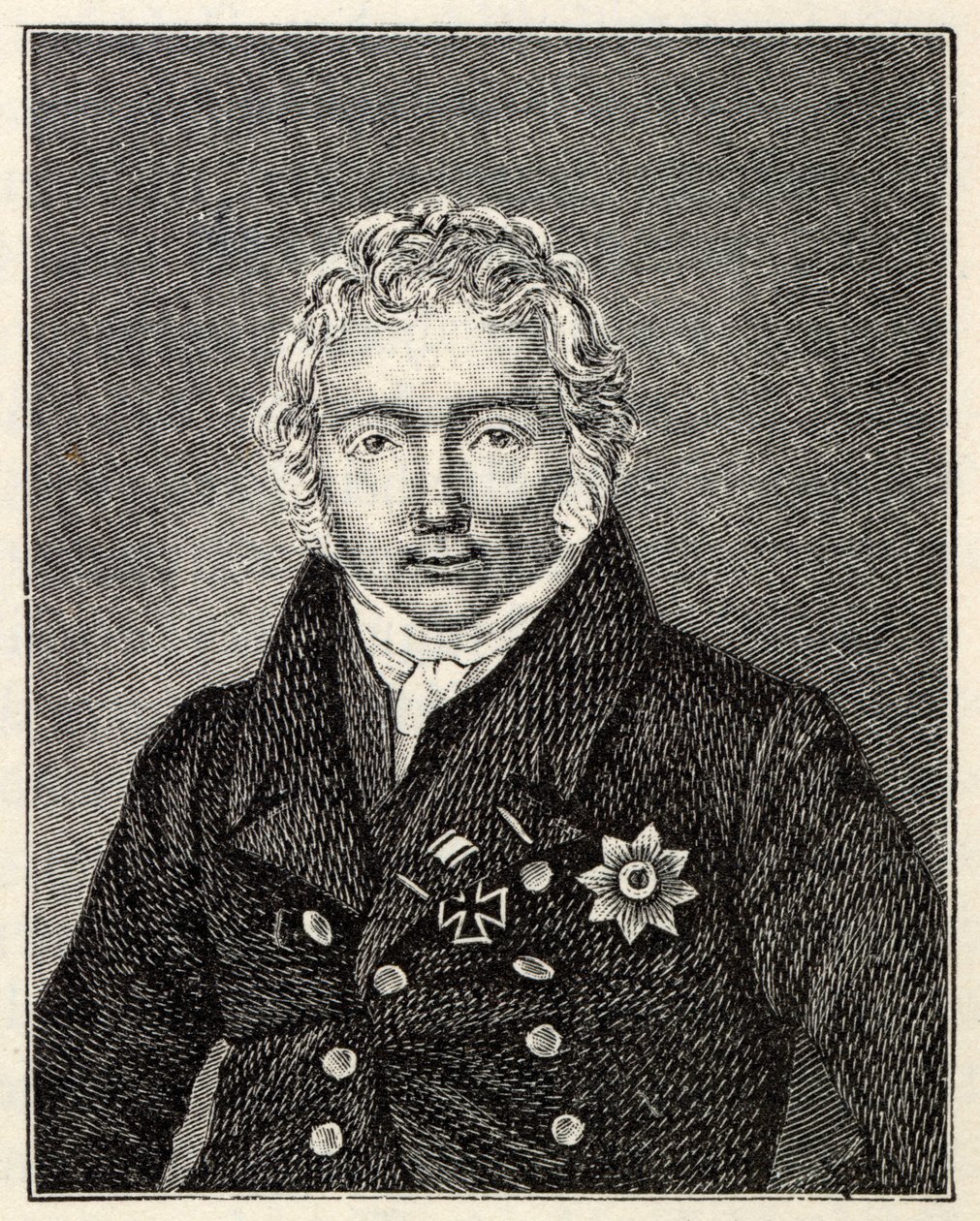 صورة شخصية لفريدريك فون موتز 1775-1830. بواسطة غير معروف