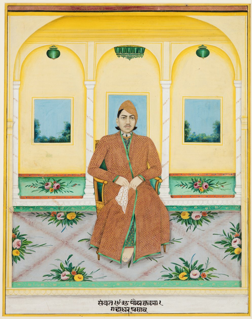 غانادار براساد من بورتريه ، 1881. بواسطة غير معروف