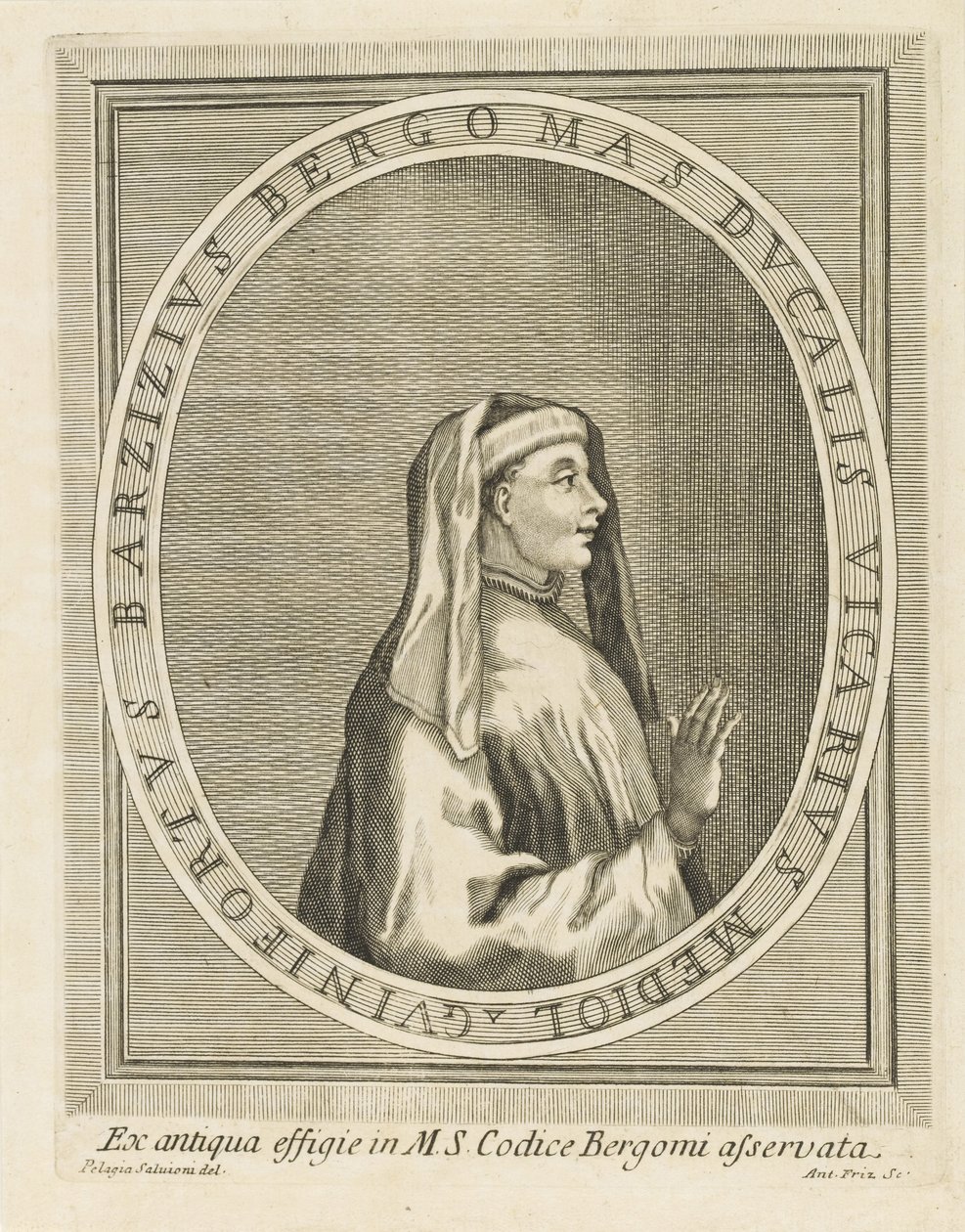 صورة جاسبارينوس دي بيرغامو ، 1716-1717. بواسطة غير معروف