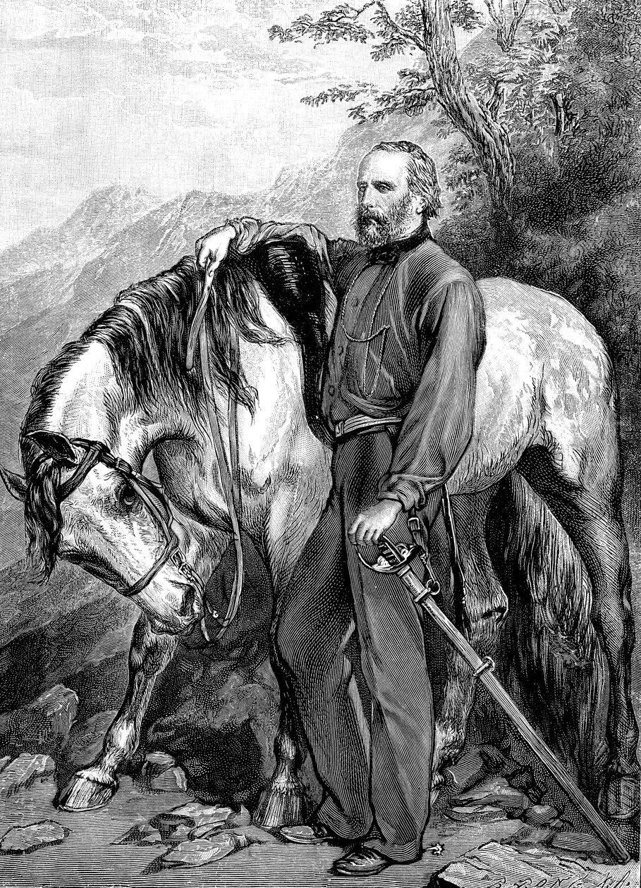 صورة لجوسيبي غاريبالدي 1807-1882 ، 1861 بواسطة غير معروف
