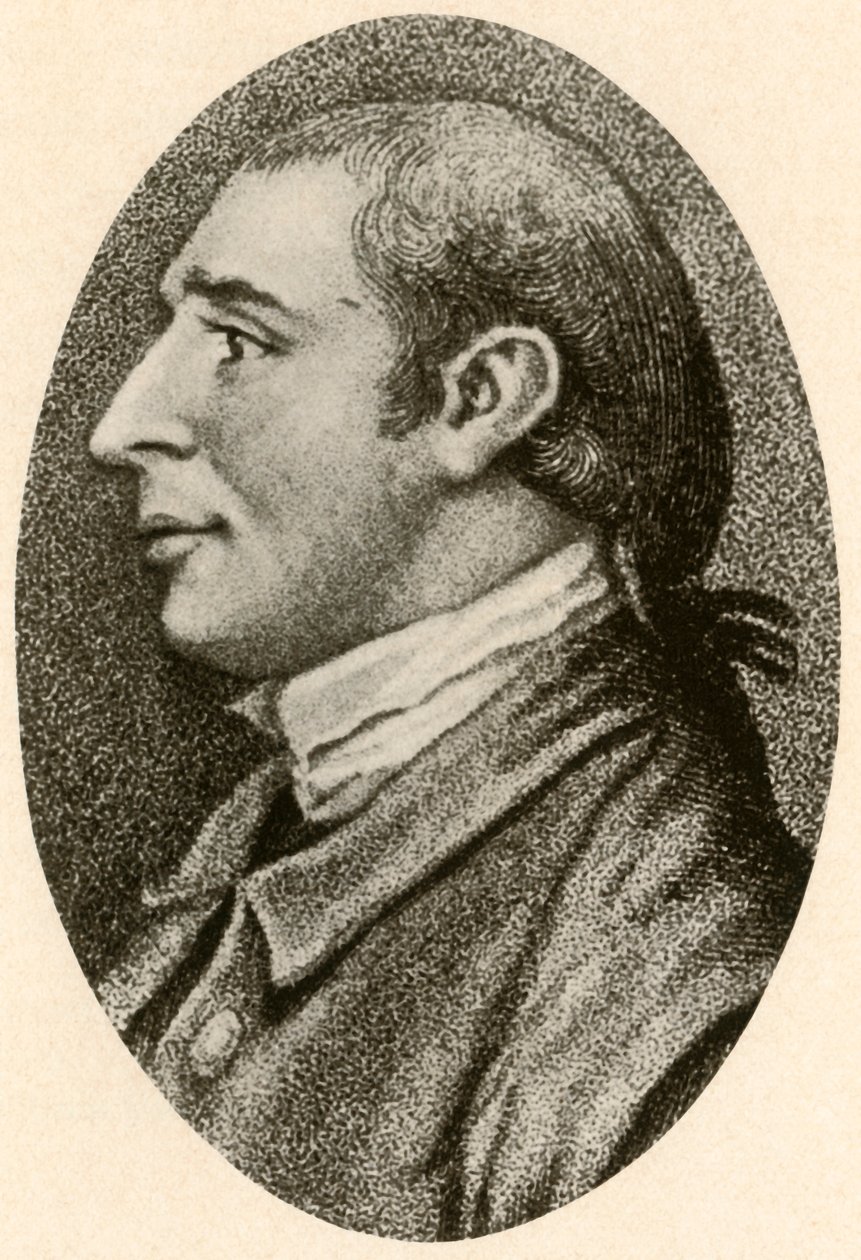 صورة لـ Gouverneur Morris ، بشعر ناعم وقائمة انتظار ضفيرة ، c1780 ، 1937. بواسطة غير معروف