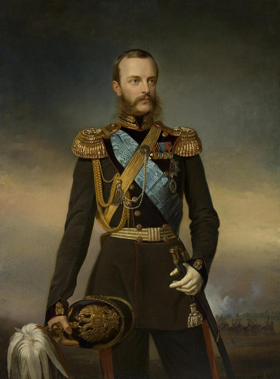 صورة الدوق الأكبر مايكل نيكولايفيتش من روسيا 1832-1909 ، أوائل ستينيات القرن التاسع عشر بواسطة غير معروف