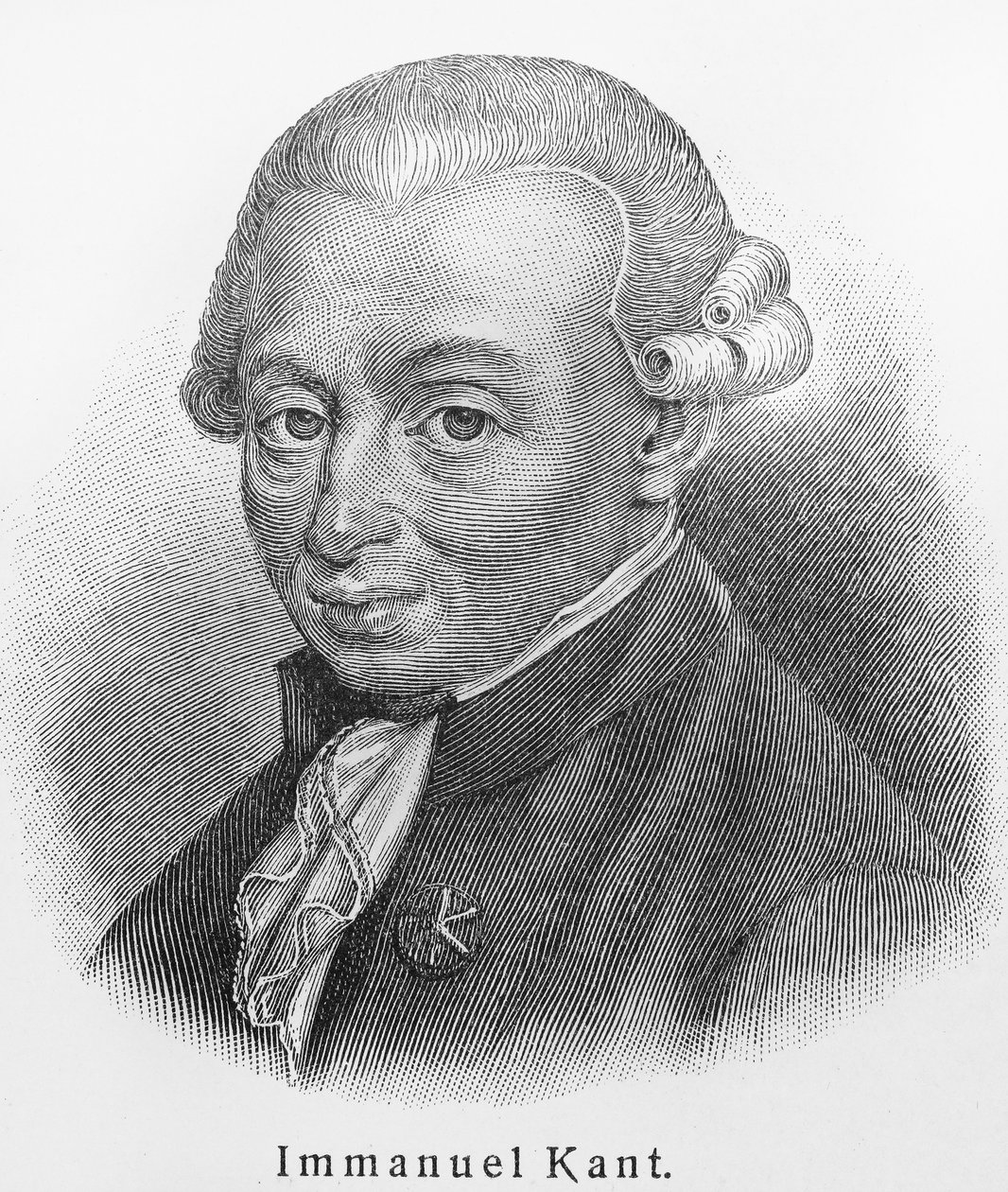 صورة لإيمانويل كانط 1724-1804 بواسطة غير معروف