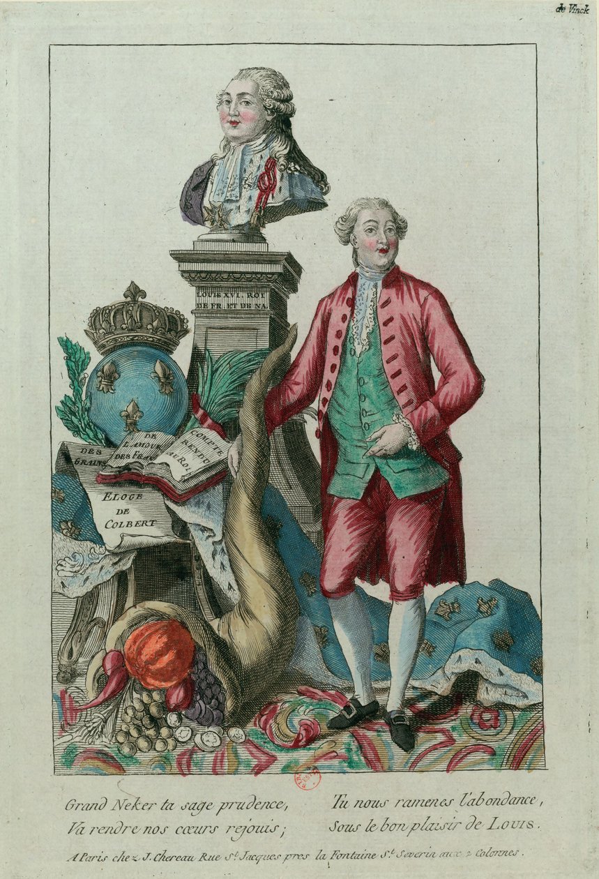 صورة جاك نيكر 1732-1804 ، 1781. بواسطة غير معروف