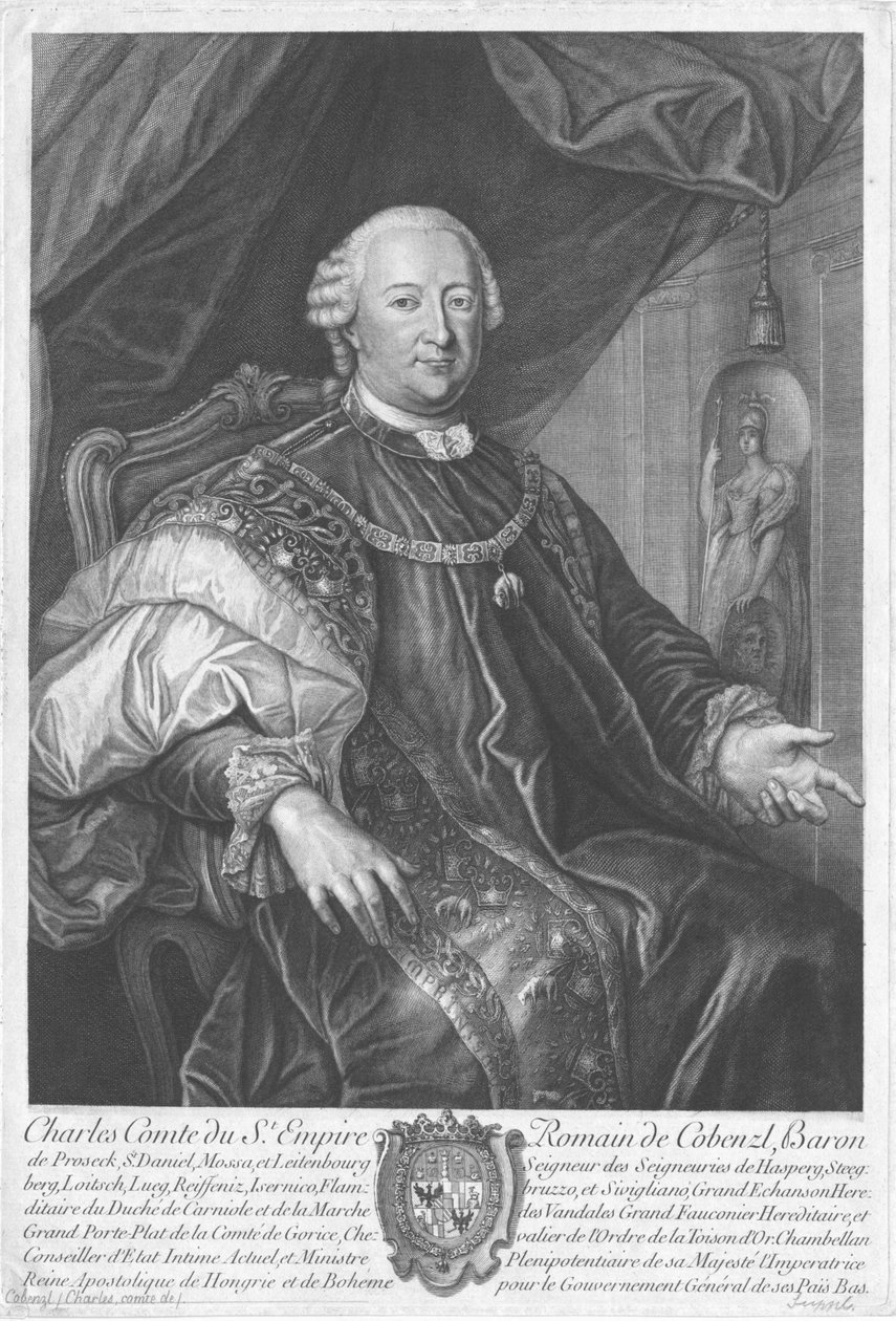 صورة يوهان كارل فيليب جراف فون كوبنزل 1712-1770. بواسطة غير معروف
