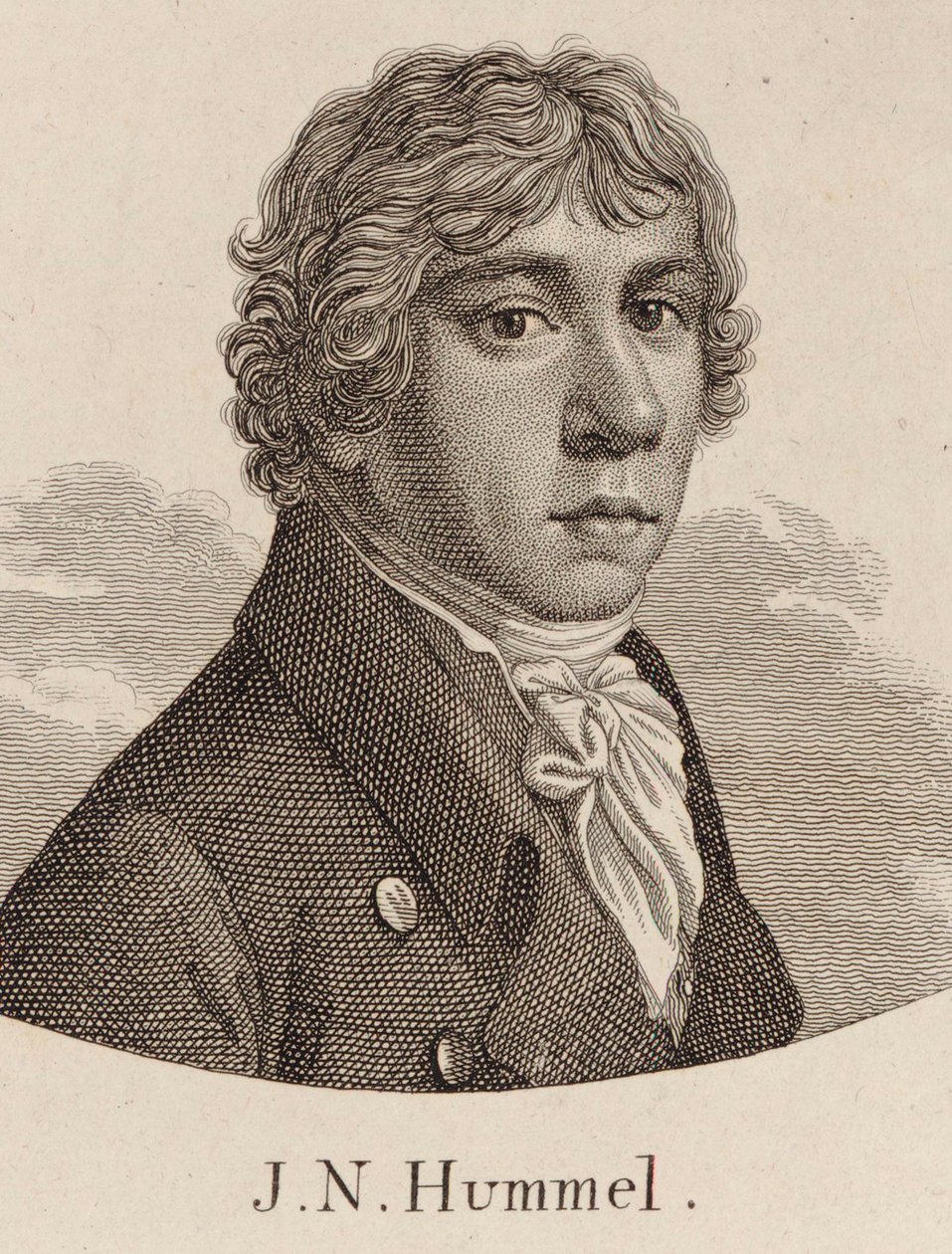 صورة يوهان نيبوموك هاميل 1778-1837. بواسطة غير معروف