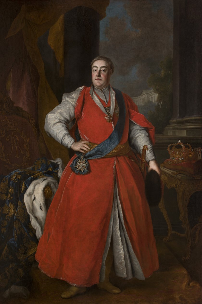 صورة للملك أوغسطس الثالث بالزي البولندي ، كاليفورنيا 1737 بواسطة غير معروف