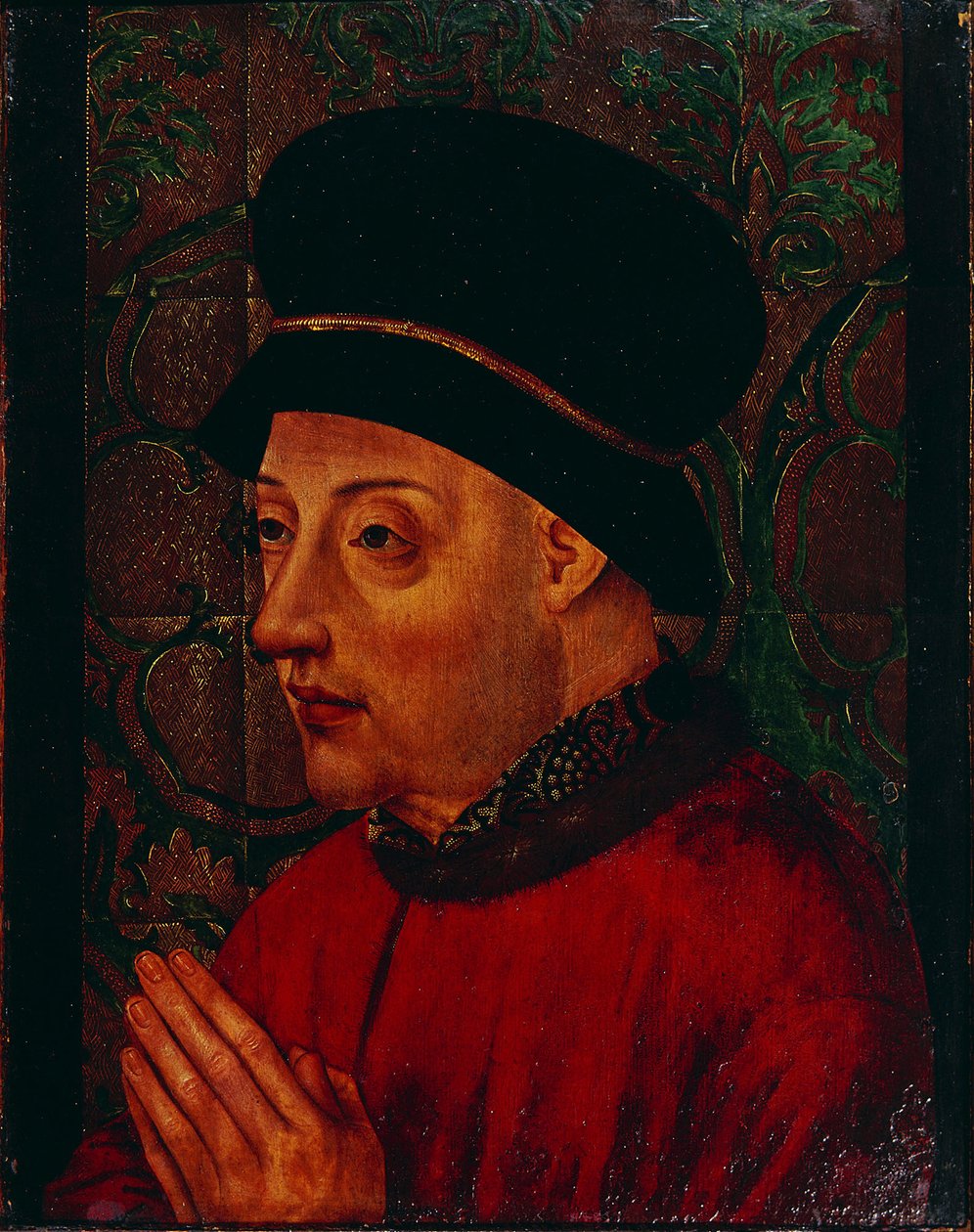 صورة للملك جون الأول ملك البرتغال 1357-1433 ، أوائل القرن الخامس عشر. بواسطة غير معروف