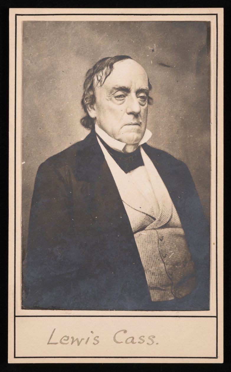 صورة لويس كاس 1782-1866 ، قبل عام 1866. بواسطة غير معروف