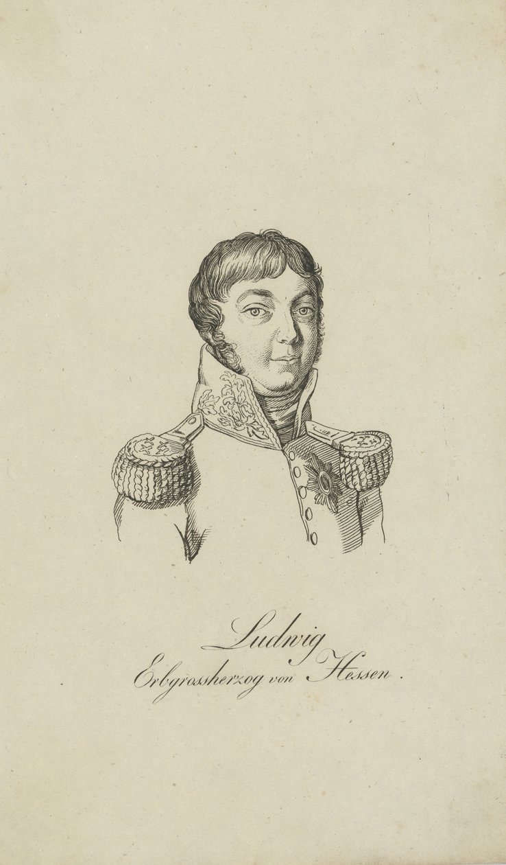 صورة لويس الأول ، دوق هيس الأكبر 1753-1830 ، 1806. بواسطة غير معروف
