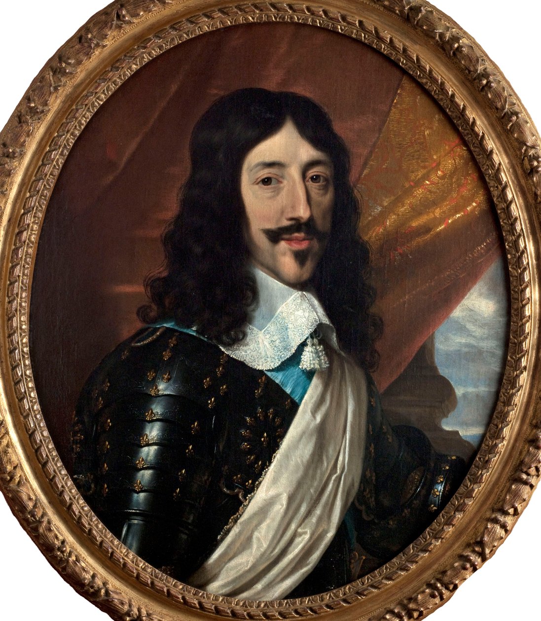 صورة لويس الثالث عشر ملك فرنسا 1601-1643 ، ج. 1640. بواسطة غير معروف