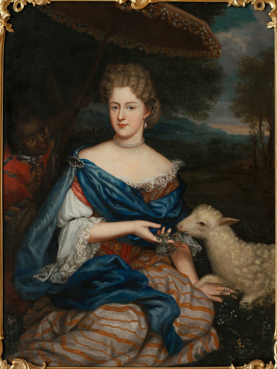 صورة ماريا كارولينا سوبيسكا 1697-1740 بواسطة غير معروف