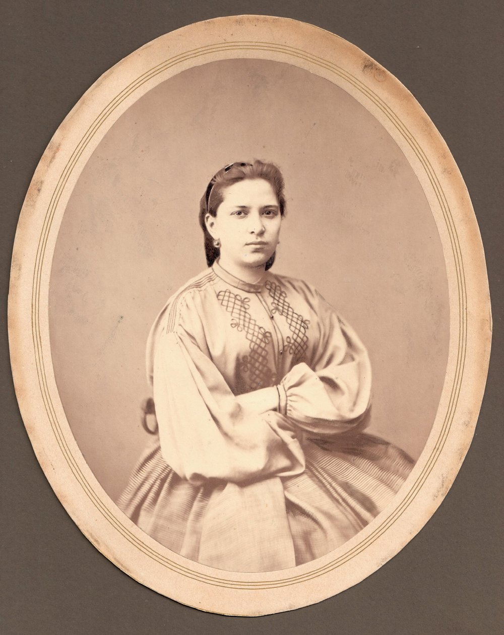 صورة ماريا ميخائيلوفنا دوستويفسكايا 1844-1888 بواسطة غير معروف