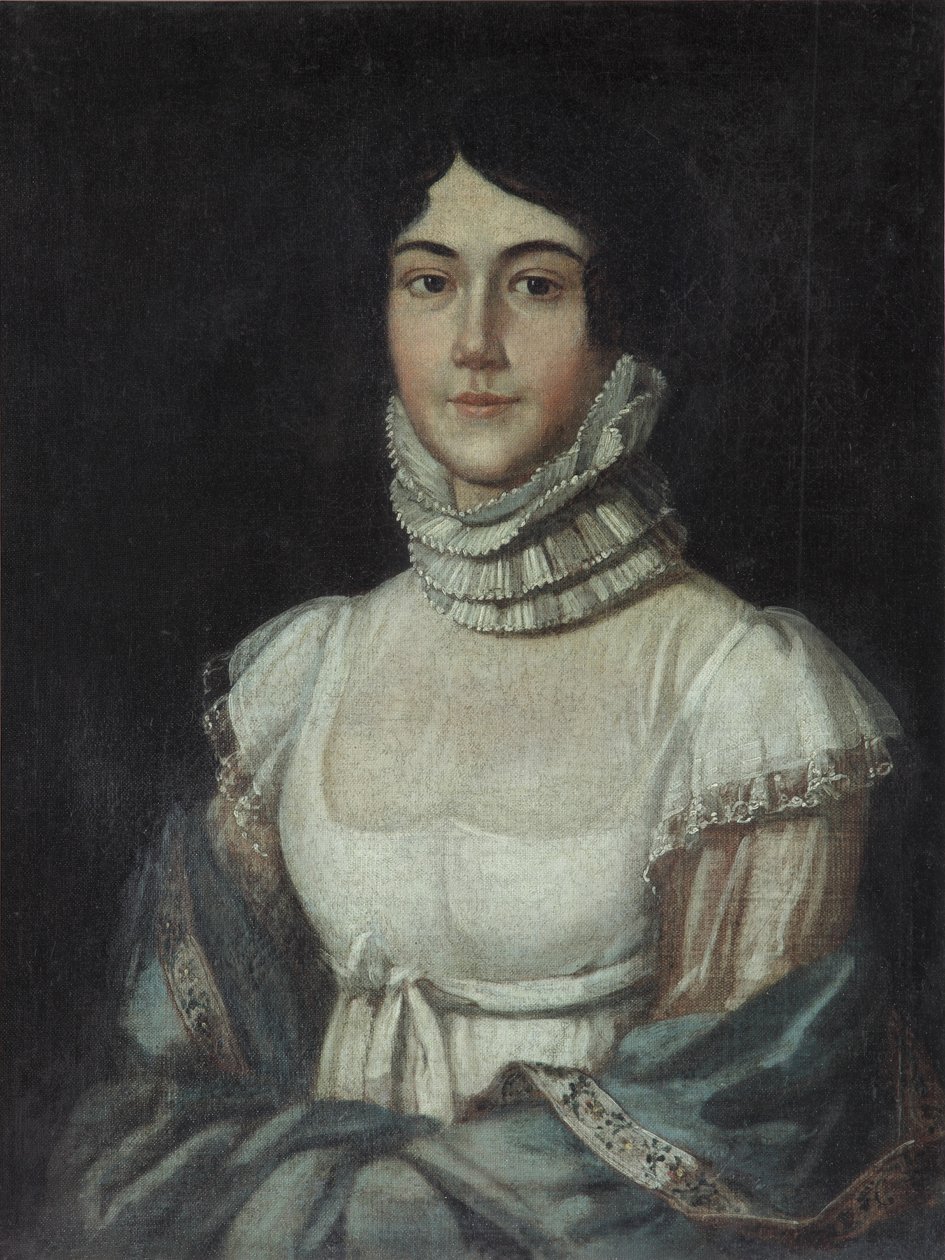 صورة ماريا ميخائيلوفنا ليرمونتوفا 1795-1817 ، 1810s بواسطة غير معروف