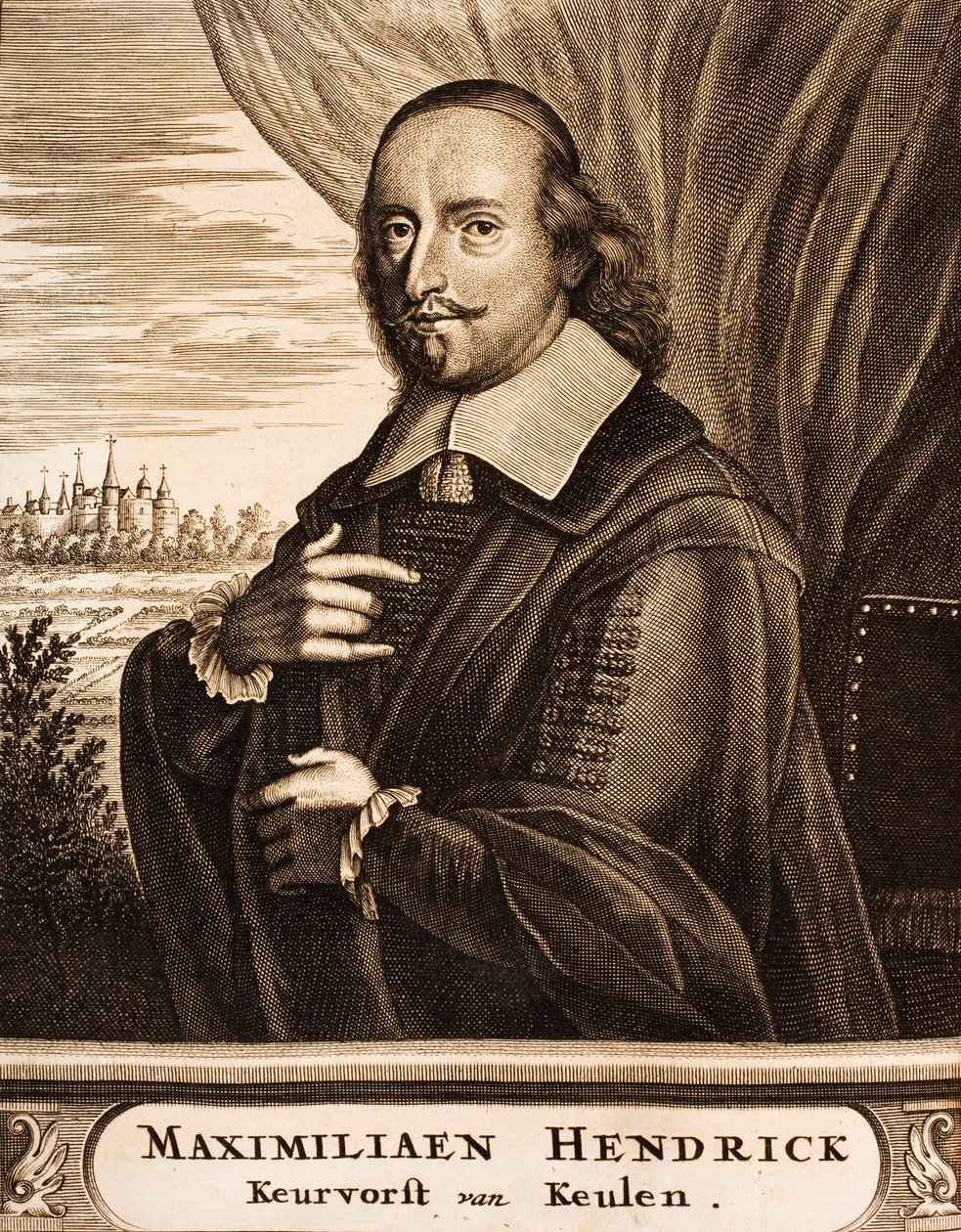 صورة ماكسيميليان هنري بافاريا 1621-1688 ، رئيس أساقفة كولونيا ، 1675. بواسطة غير معروف