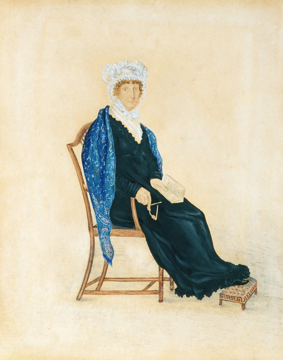 صورة للسيدة كروفتس ، كاليفورنيا. 1815-30. بواسطة غير معروف